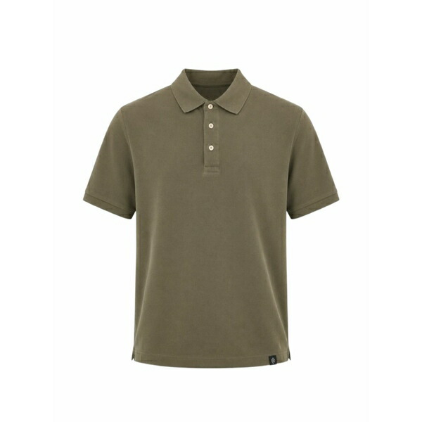 グランサッソ メンズ スポーツシャツ トップス Short-sleeve polo shirt Green