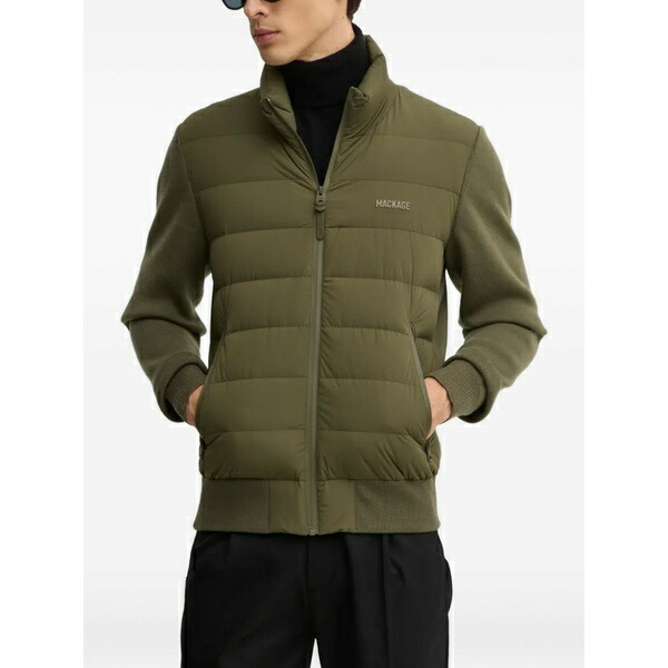 マッカージュ メンズ 上衣＆上衣 アウター Haney-city padded panelled jacket Green