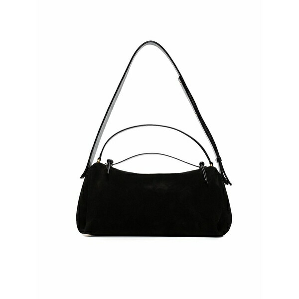 ネオウス レディース ショルダーバッグ 御徒面子 Scorpius leather shoulder bag Black