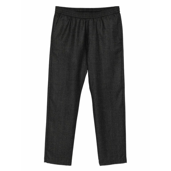 バレナ メンズ 心地よいズボン下 ボトムス Elastic-waistband cotton trousers Grey