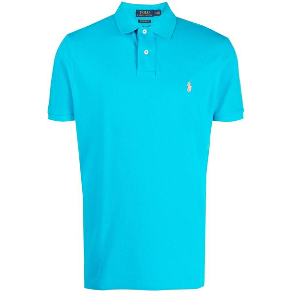 ラルフローレン メンズ スポーツシャツ トップス Embroidered-logo polo shirt Blue