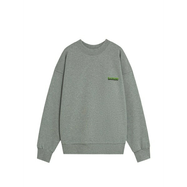 バロウ メンズ パーカー・スウェットシャツ アウター Graphic sweatshirt Grey｜asty