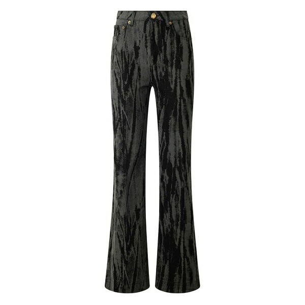 ロベルトカヴァリ レディース 心地好いズボン下 ボトムス Streak-effect jeans Black