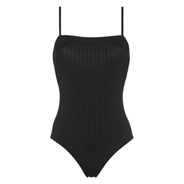 エレス レディース 衣裳 トップス Tropicalia ribbed swimsuit  Black