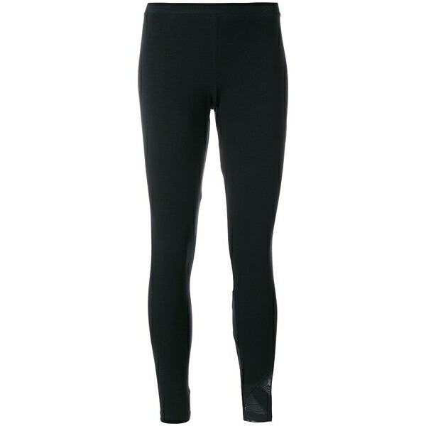 アディダス レディース 心地よいズボン下 ボトムス Mesh detail leggings Black