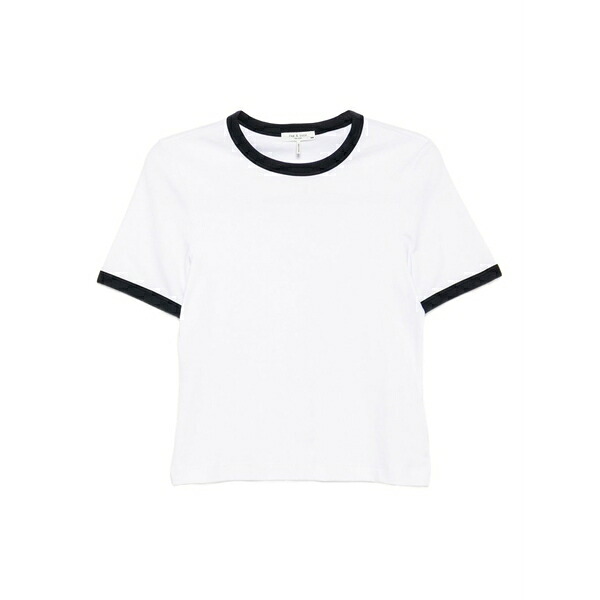 ラグアンドボーン レディース ティーシャツ トップス Mia ringer t-shirt White