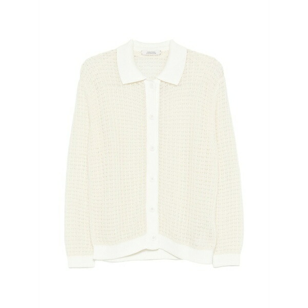 ドロシーシューマッハ レディース ジレー アウター Airy collared buttoned cardigan Neutrals