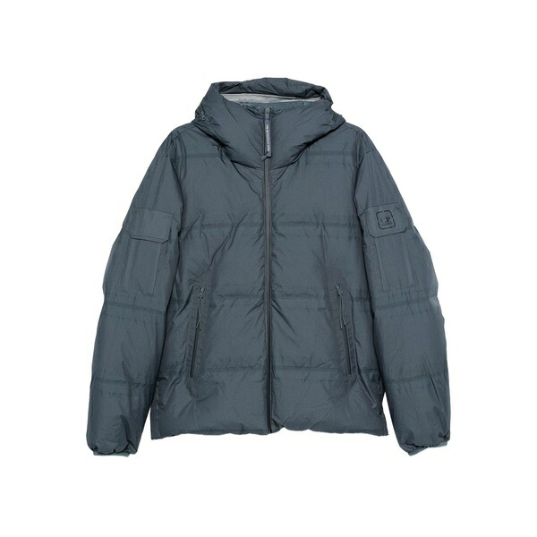 シーピーカンパニー メンズ 上衣＆上衣 アウター Hooded padded jacket Blue
