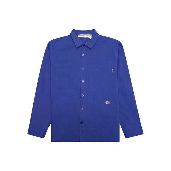 アドバイザリー ゲーム盤 クリスタルズ メンズ ティーシャツ トップス Abc. 123. embroidered shirt Blue