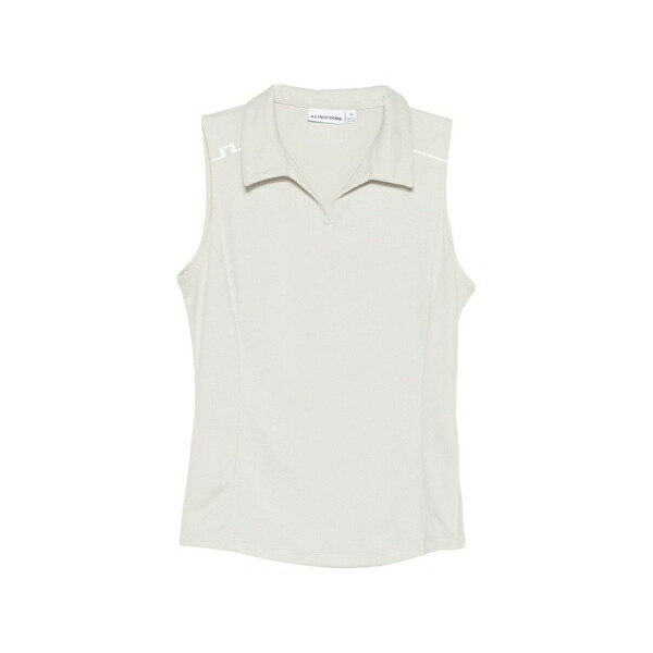 ジェイ リンドバーグ レディース カットソー トップス Leah sleeveless polo top Neutrals