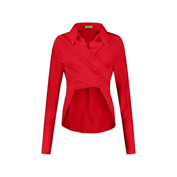 ゲージ81 レディース プルオーバー トップス Sabinas wrap shirt Red