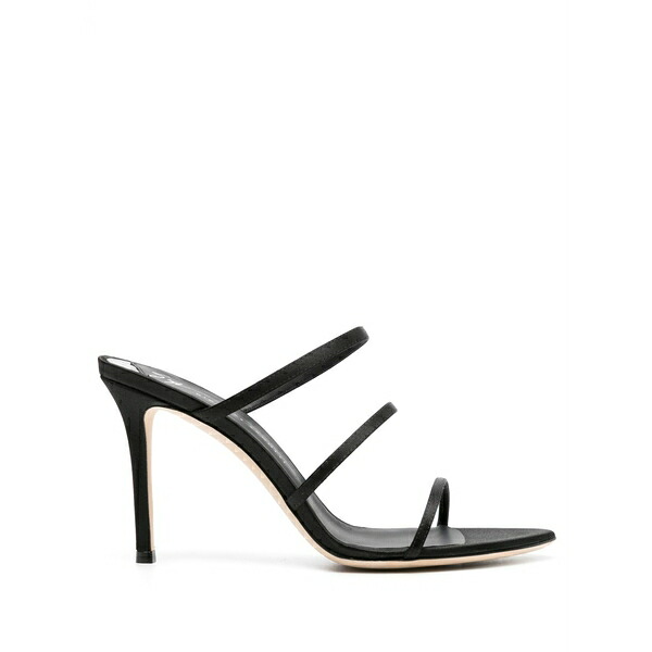 ジュゼッペザノッティ レディース サンダル シューズ Alimha satin sandals Black