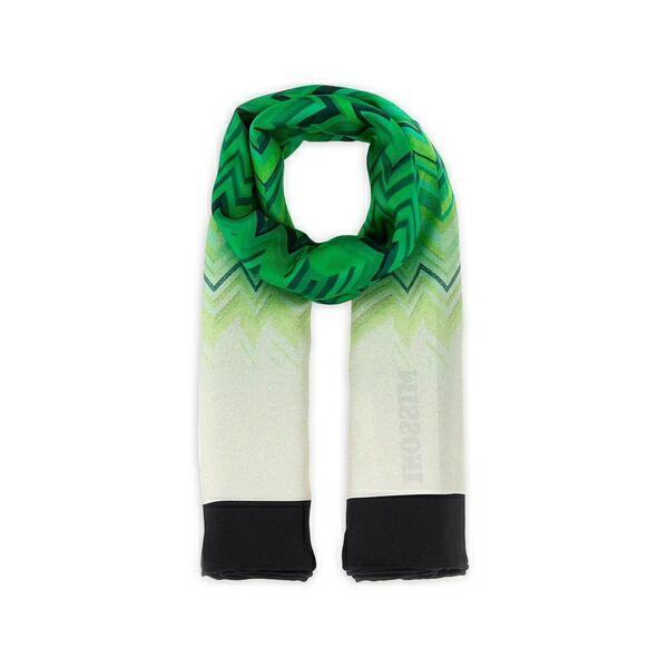 ミッソーニ レディース えり巻き・袈裟・えり巻き 付属物 Zigzag-print scarf Green
