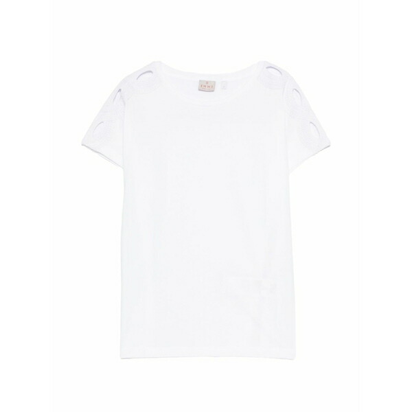マレーラ レディース プルオーバー トップス Lace-detailed t-shirt White