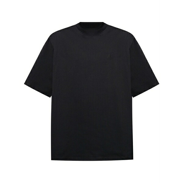 ジ アティコ レディース ティーシャツ トップス Embroidered t-shirt Black