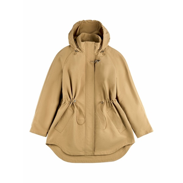 フェイ レディース 厚地の外套 アウター Hooded parka coat Neutrals