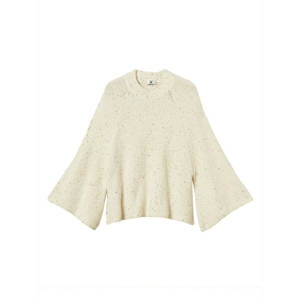 ツイン仕掛ける レディース 編み物\u0026スウェーター アウター Sequin wide sleeves sweater Neutrals