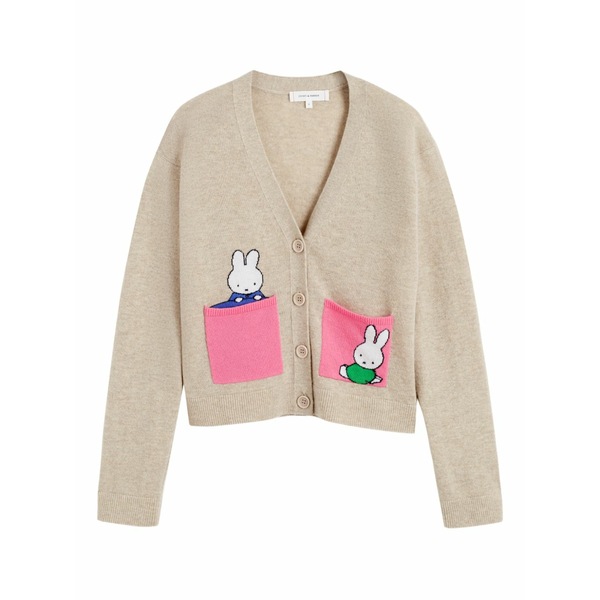 チンティアンドパーカー レディース カーディガン アウター Pocket detail cardigan Neutrals｜asty