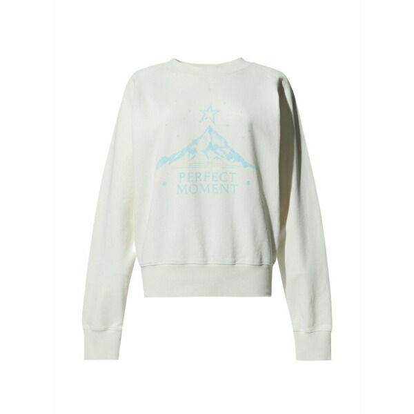 純然たるちょっとの間 レディース 編み物\u0026プルオーバー アウター Logo sweatshirt White