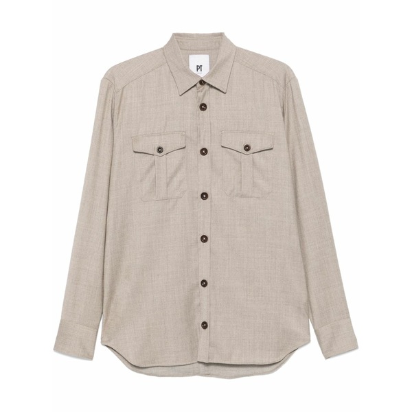 PTトリノ メンズ プルオーバー トップス Long-sleeve shirt Neutrals