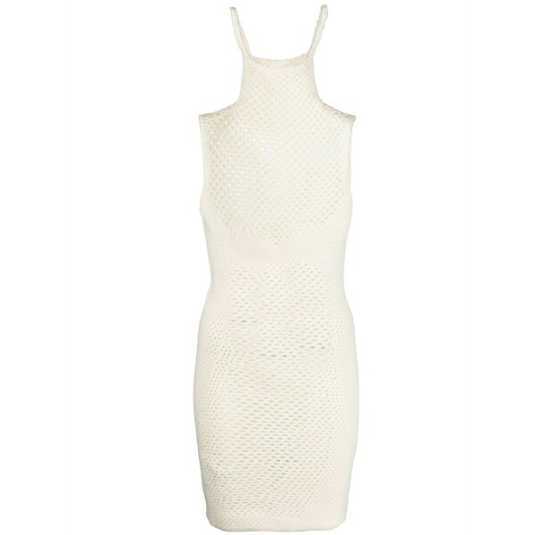 イサ ボルダー レディース 衣裳 トップス Map crochet minidress White