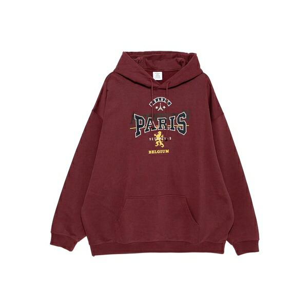 ヴェトモン メンズ パーカー・スウェットシャツ アウター Embroidered hoodie Red