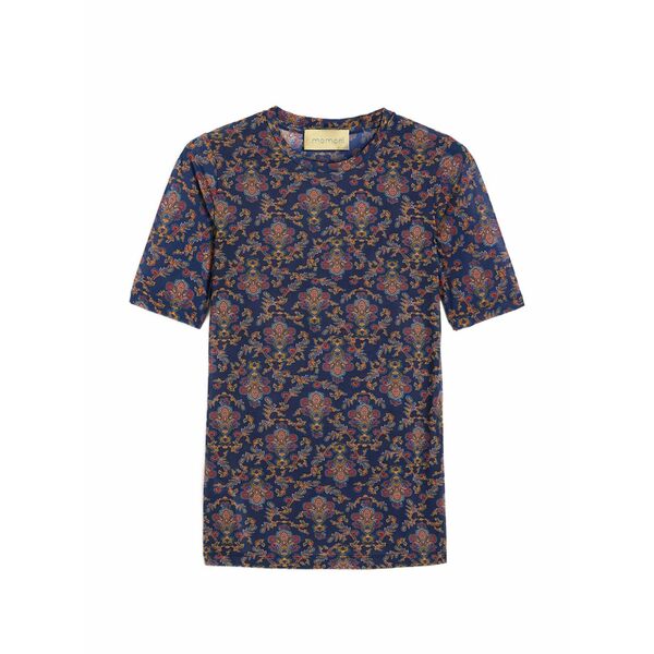 モモン レディース ティーシャツ トップス Mirage crew-neck t-shirt Blue