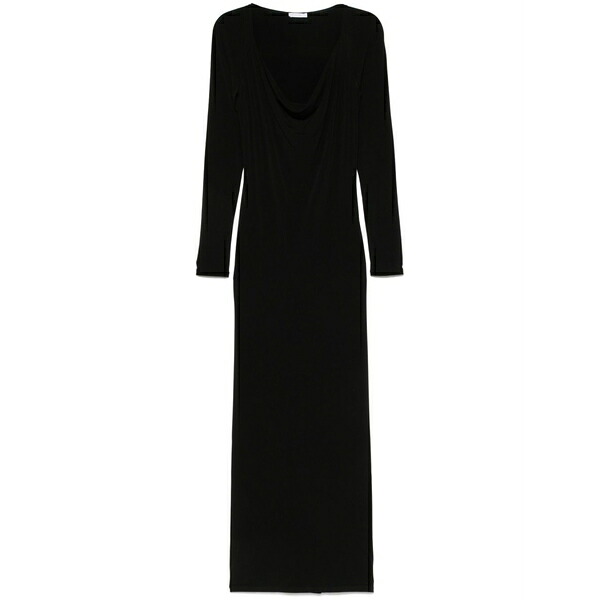 パトリツィア ペペ レディース 衣裳 トップス Crepe maxi dress Black