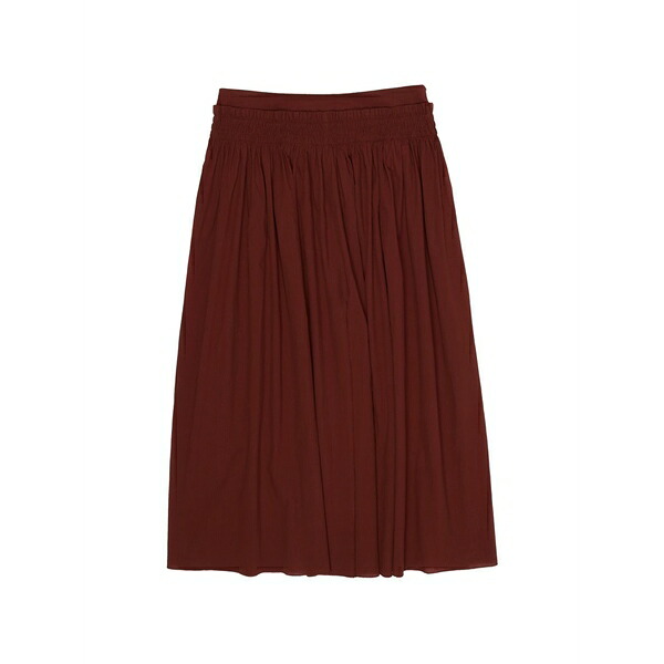ビンバ イ ローラ レディース スコート ボトムス Smocked gathered skirt Brown
