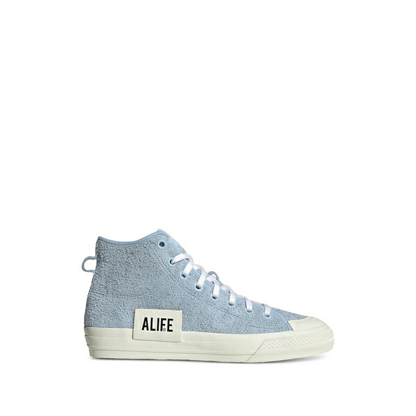 アディダス メンズ スニーカー シューズ Hi-top sneakers Blue