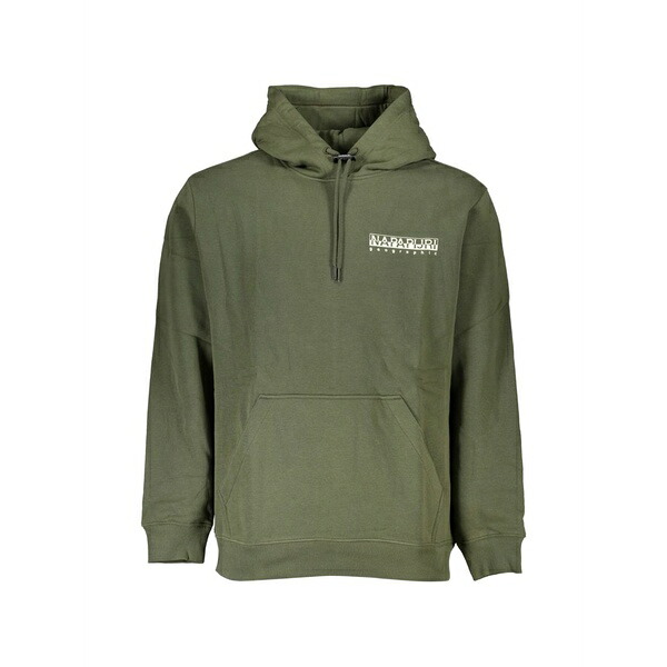 ナパピリ メンズ パーカー・スウェットシャツ アウター Graphic-print boxy hoodie Green