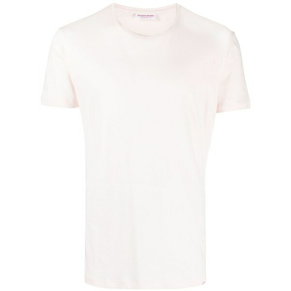 オール赤ちょうちん 赤銅色 メンズ ティーシャツ トップス Short-sleeve cotton t-shirt Pink