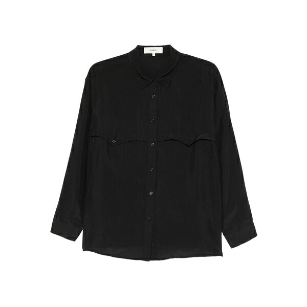 バッシュ レディース プルオーバー トップス Silk shirt Black