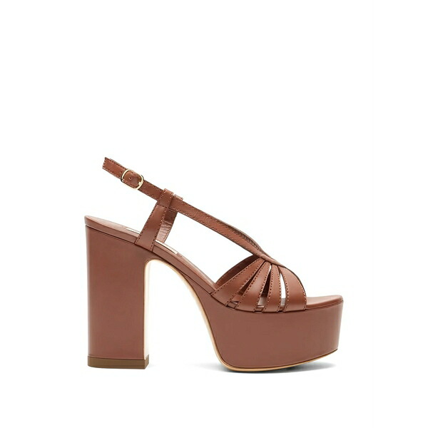 カサディ レディース サンダル シューズ Elsa platform sandals Brown