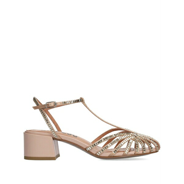 ビビロウ レディース サンダル シューズ Crystal-embellished sandals Neutrals