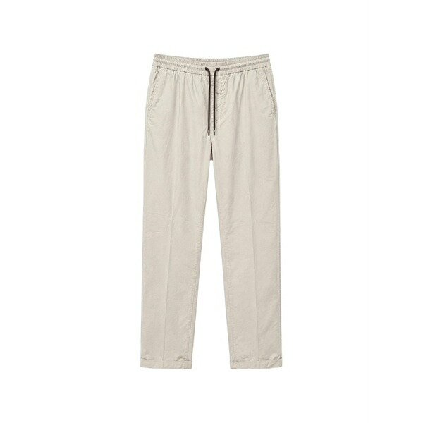 メイソンズ メンズ 心地好いズボン下 ボトムス Drawstring-waistband pressed-crease trousers Neutrals