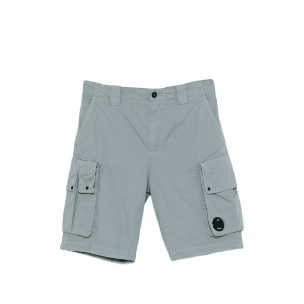 シーピーカンパニー メンズ 心地好いズボン下 ボトムス Lens-detail cargo shorts Blue
