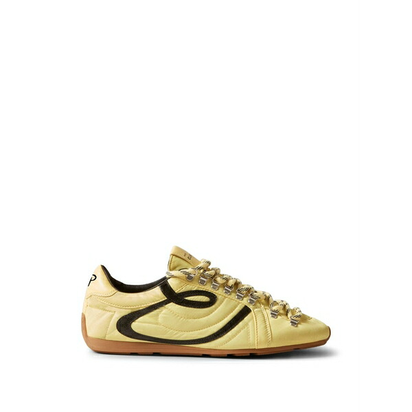 クローディピエルロ レディース スニーカー シューズ Swing panelled sneakers Yellow