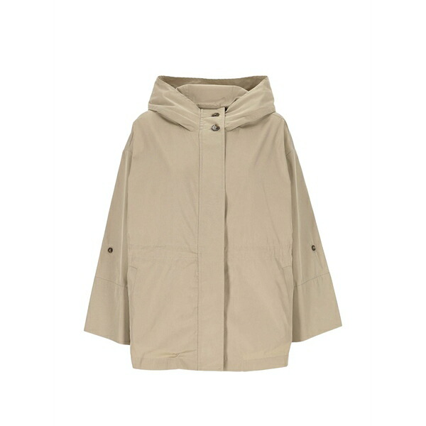 マレーラ レディース 上衣＆上衣 アウター Hooded drawstring-waist parka Neutrals