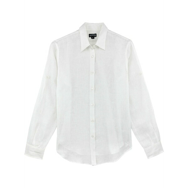 ヴィルブレクイン レディース プルオーバー トップス Fondant linen shirt White