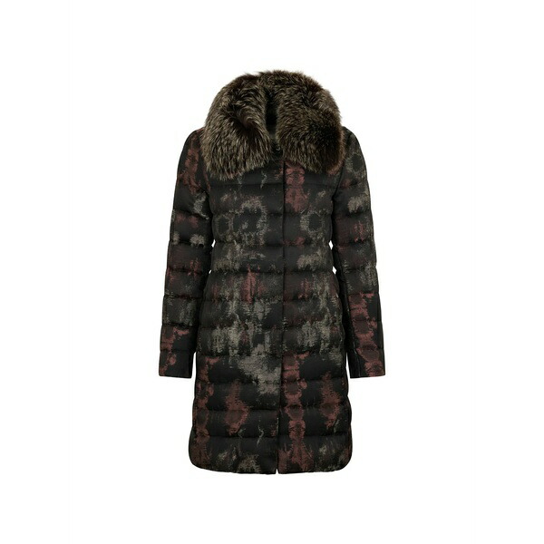 ムーレー レディース 厚地の外套 アウター Long-sleeves coat Black