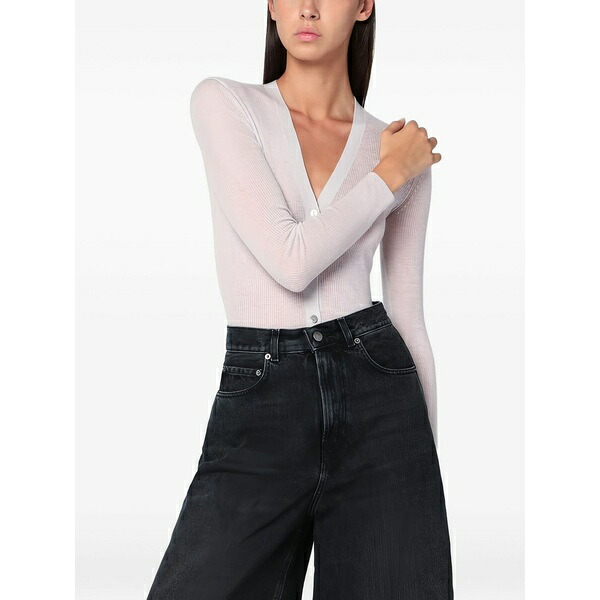 シックススリーナインセブン レディース ジレー アウター Buttoned cardigan Neutrals