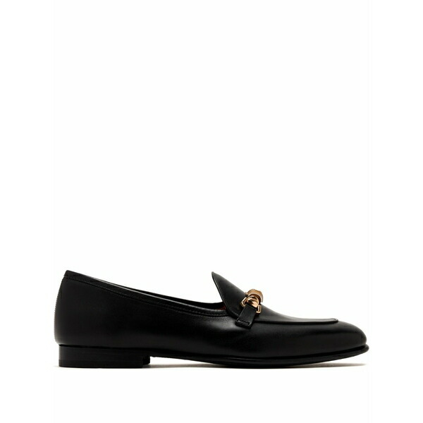 マグナーニ レディース スリッポン・ローファー シューズ Leather loafers Black