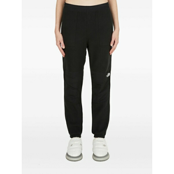 北の方人間の顔 レディース 心地よいズボン下 ボトムス Denali panelled fleece trousers Black