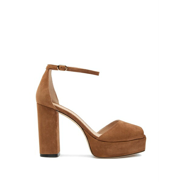 スチュアート ワイツマン レディース サンダル シューズ Sabrina platform sandals Brown