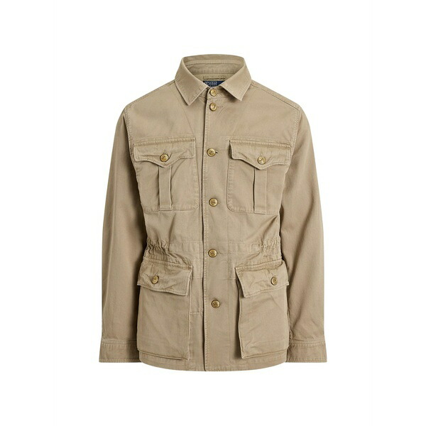 ラルフローレン メンズ 上衣＆上衣 アウター Crestwood utility cotton jacket Neutrals