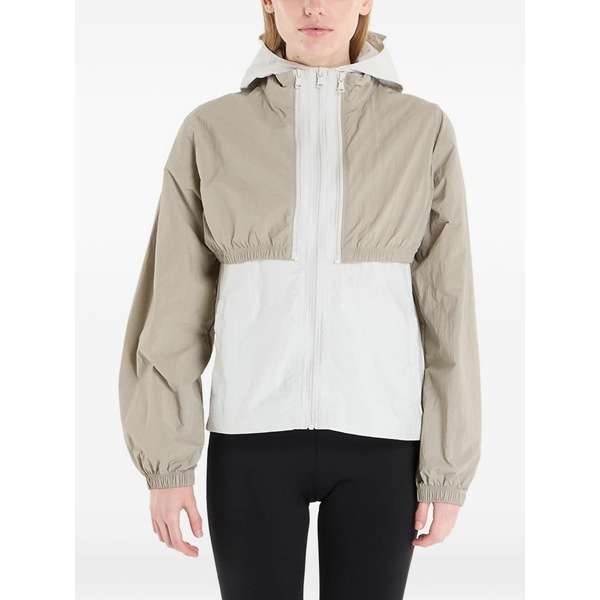 アンダーアーマー レディース 上衣＆上衣 アウター Colour-block hooded jacket Neutrals