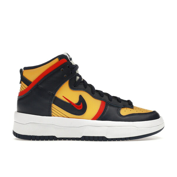 Nike ナイキ レディース スニーカー  【Nike Dunk High Up Michigan (Women)】  サイズ US_7(24.0cm) Varsity Maize/Midnight Navy-University Red