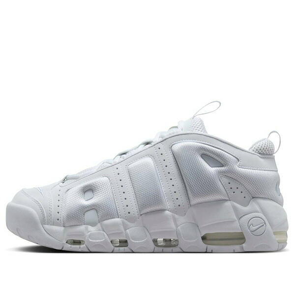 Nike ナイキ メンズ スニーカー 【Nike Air More Uptempo Low \u0027Triple white\u0027 FZ3055-100】  大いさ US_12.5(30.5糎) スニーカー-靴-メンズ靴