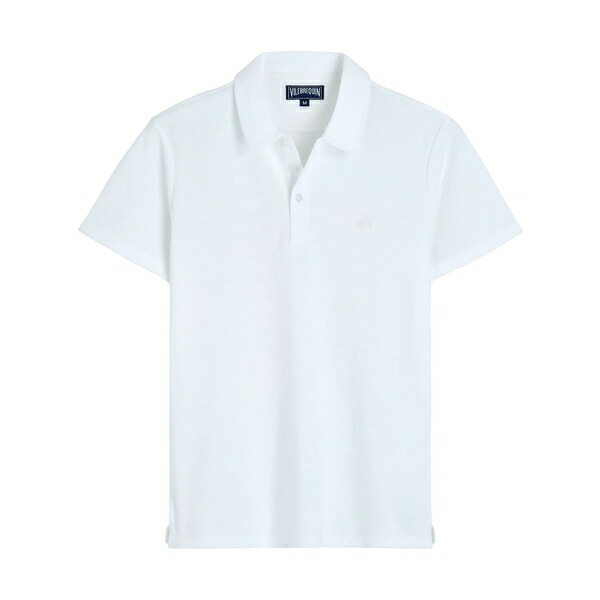 ヴィルブレクイン メンズ スポーツシャツ トップス Logo-embroidered polo shirt  White